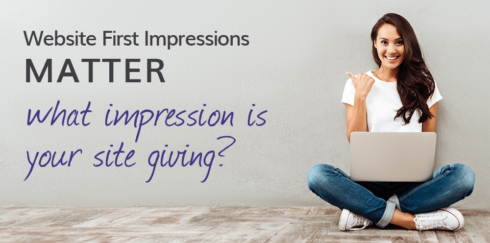 website first impressions
