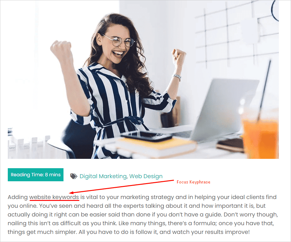 website keywords - introduction